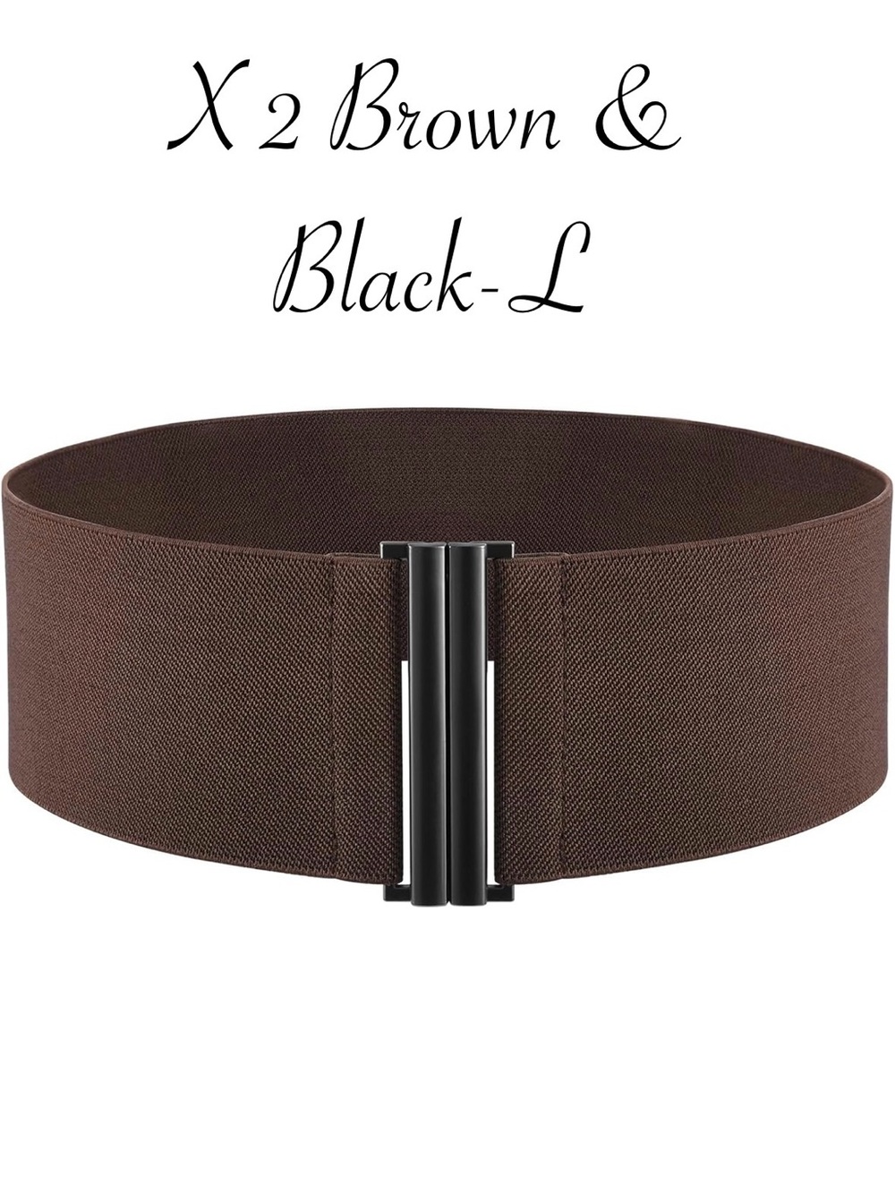 NEW Open Box 2 TOURZOO Elastic Belt for Women Wide Waist Corset Belt Cinch Belt